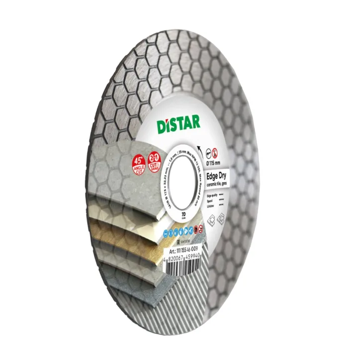 Алмазний диск Edge Dry 115 мм для різу під 45