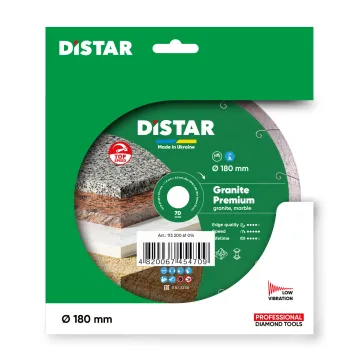 Диск Distar Granite Premium 180 мм для гранита с водой
