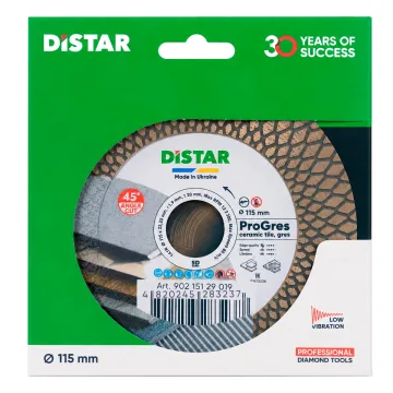 Диск-фреза Distar PRO Gres 115 мм для УШМ