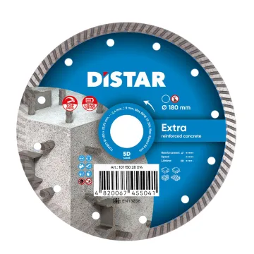 Алмазний диск Distar Extra 180 мм для бетону на КШМ